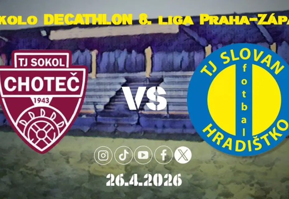 TJ Sokol Choteč - TJ Slovan Hradištko