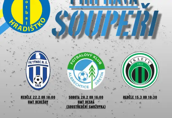 Soupeři v přípravě na jaro